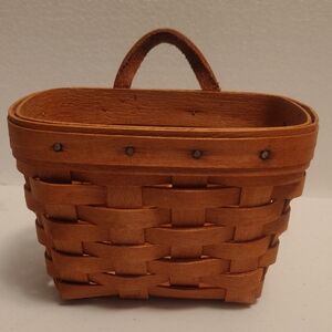 Longaberger Handwoven Tan Basket